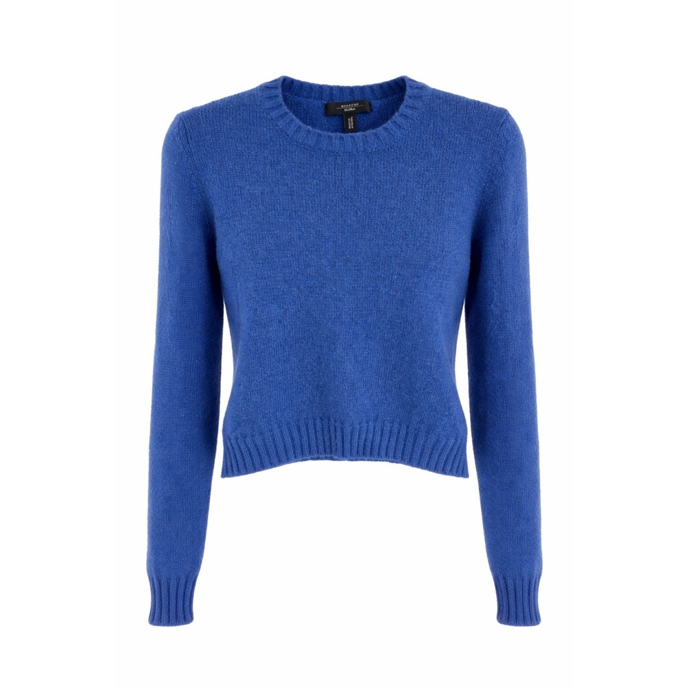 MAX MARA WEEKEND ITALY MOHAIR BLEND WOMENS SIZE XS BRIGHT BLUE SWEATER